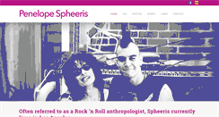 Desktop Screenshot of penelopespheeris.com